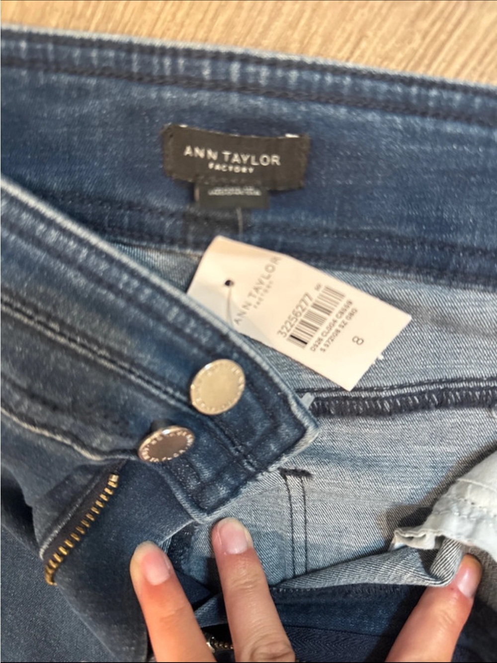 NWT Ann Taylor Dark Indigo Stretch Jeggings - Picture 3 of 3